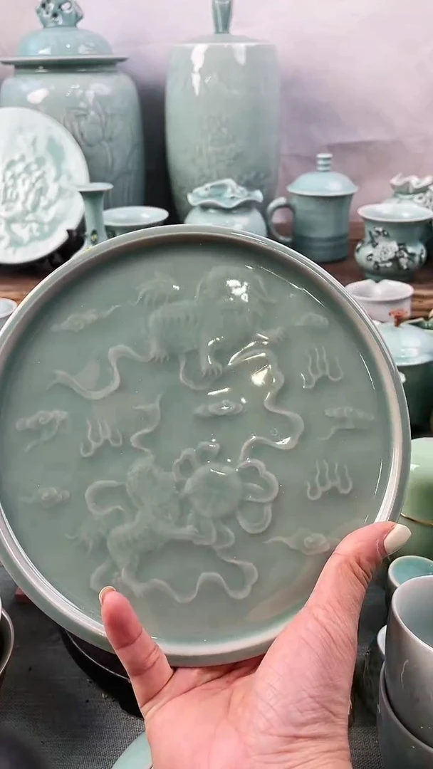 【闪购商品】特价 微瑕 慧仙青瓷