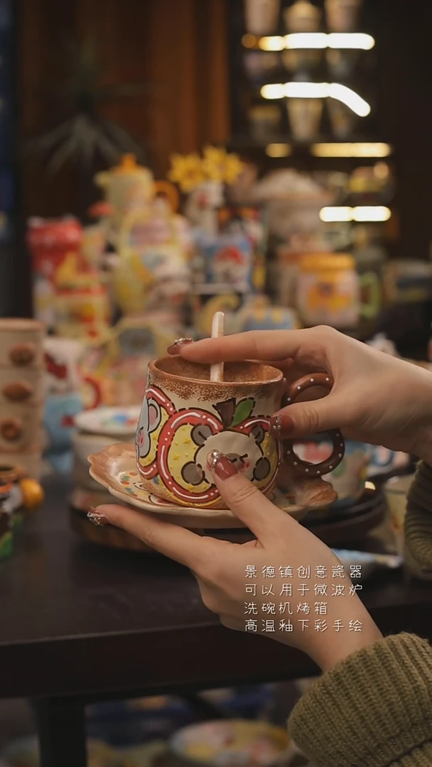 景德镇釉下彩绘设计师款式陶瓷