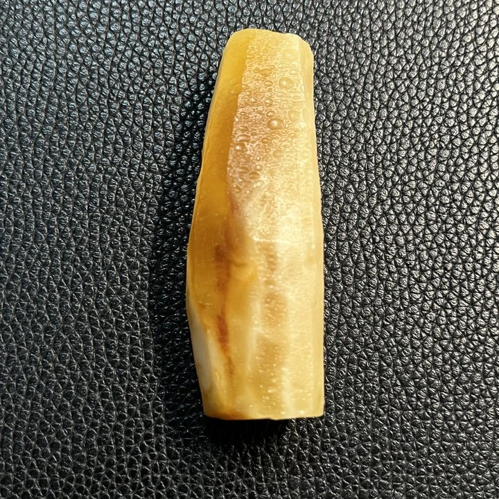 传世琥珀蜜蜡天珠盘龙雕刻定制