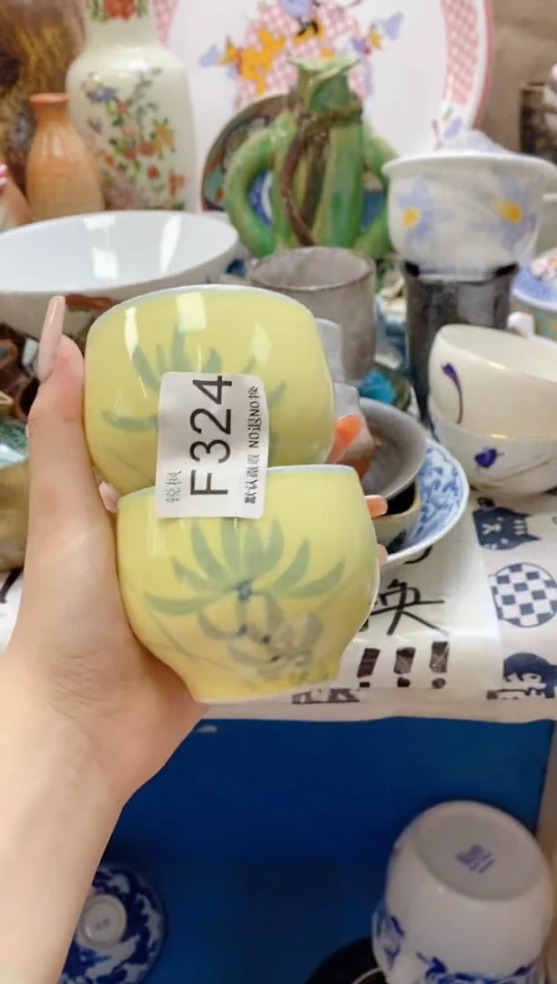 瓷片悦***喜回流瓷器，默认微瑕，建议慎拍F324