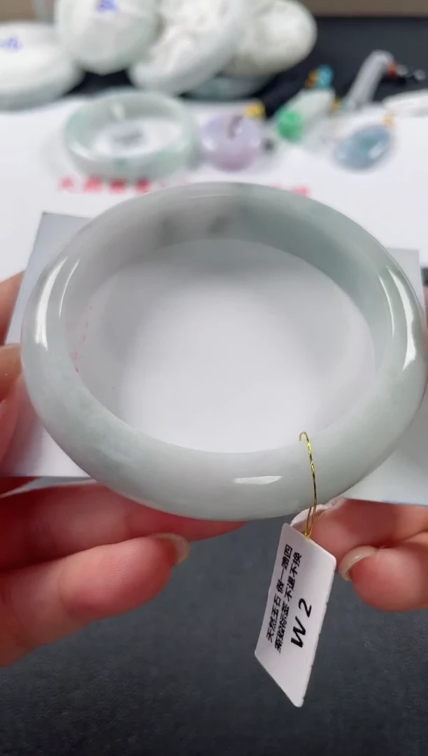 未镶嵌手镯翡翠 基地发货H 0589 60+