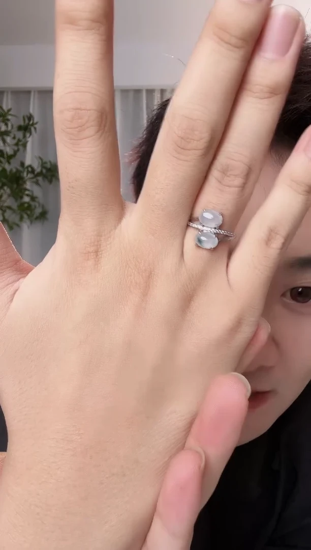 纯铜大理石时尚戒指