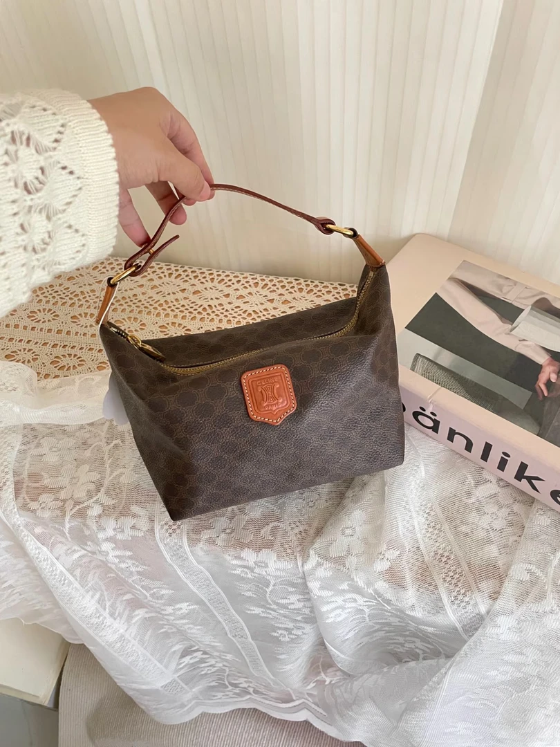 修复品Celine/思琳 老花手提便当包/WJ09718001/8001