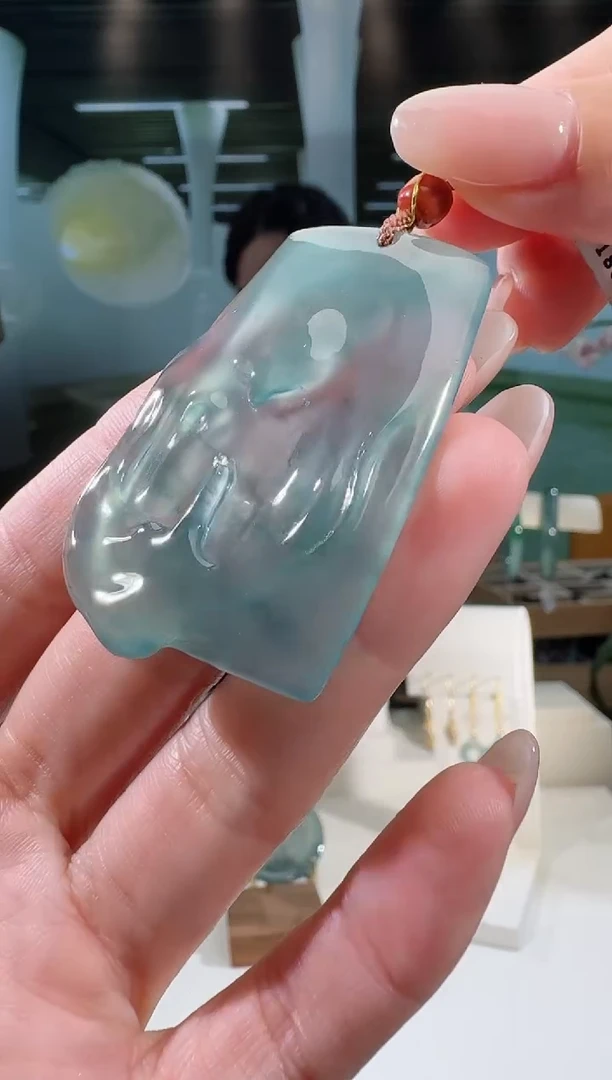 翡翠未镶嵌吊坠(不含链)悟道