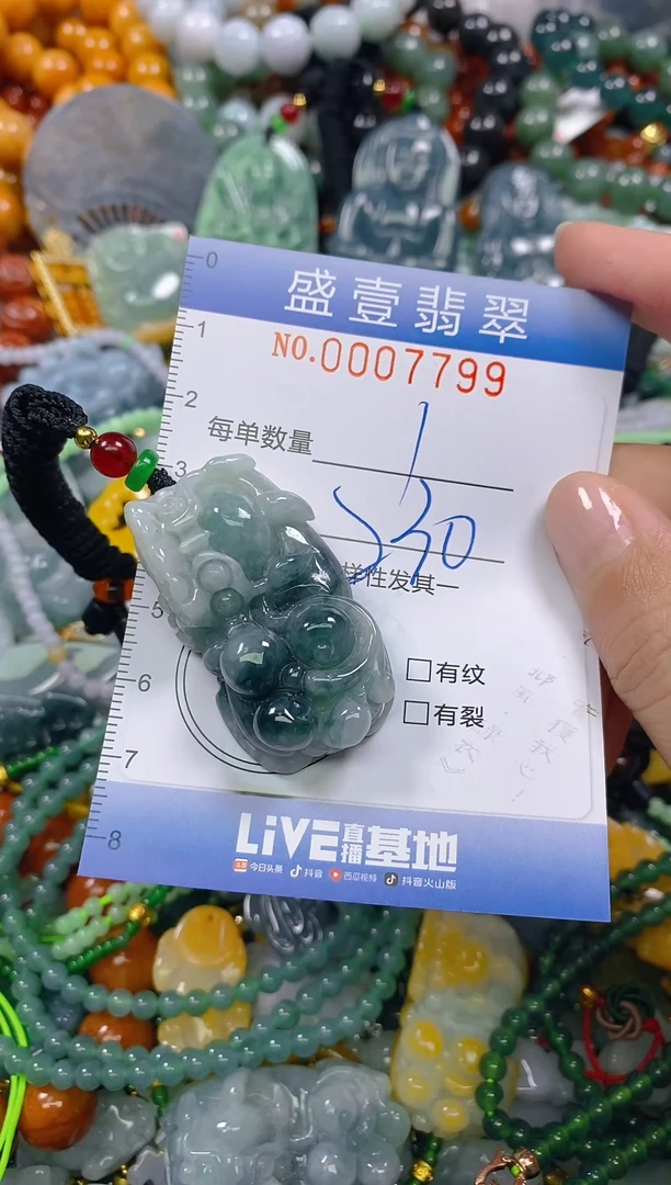 颈饰未镶嵌翡翠往**生闪购0007799