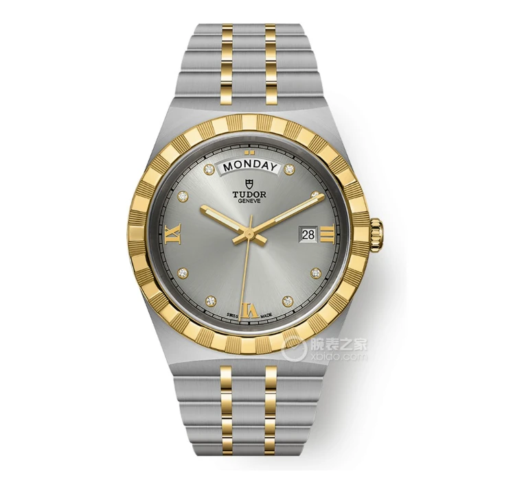99新 TUDOR/帝舵 皇家系列28603/银钻/41mm/全套