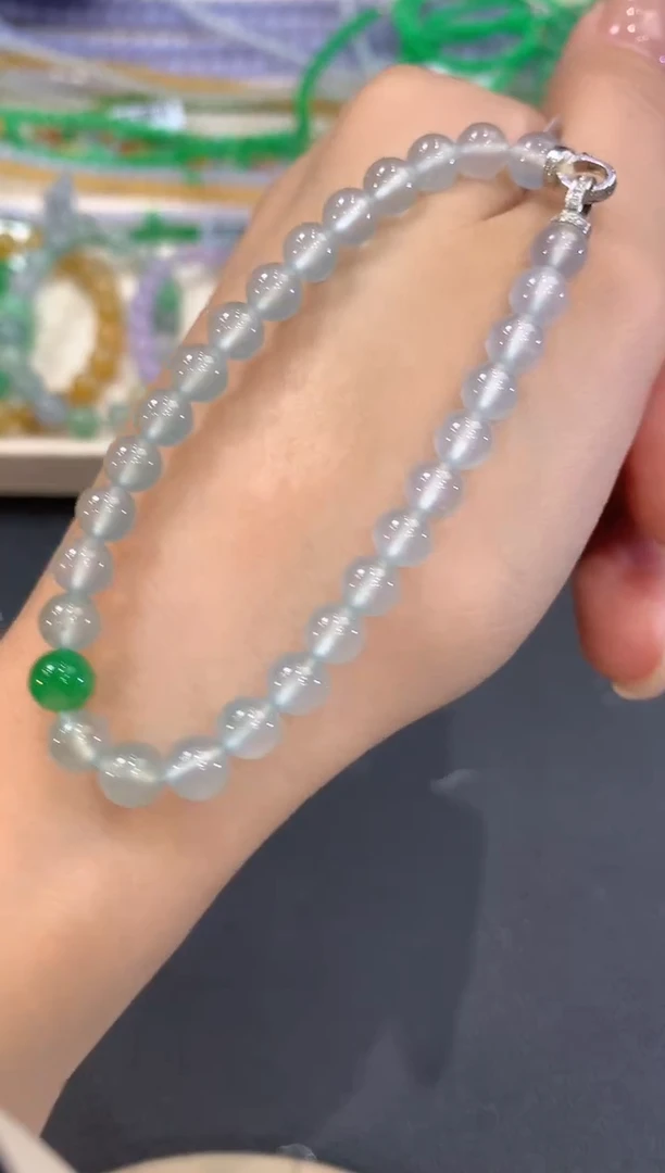 未镶嵌手串翡翠w175