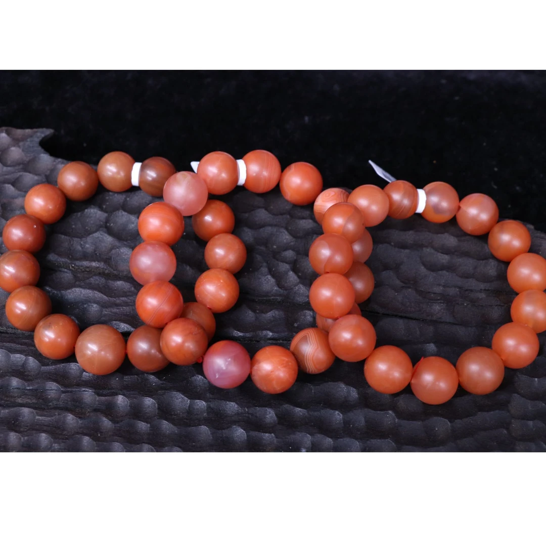 3原矿无优化天然南红大水沟单圈13mm左右有纹慎拍多样性发一件