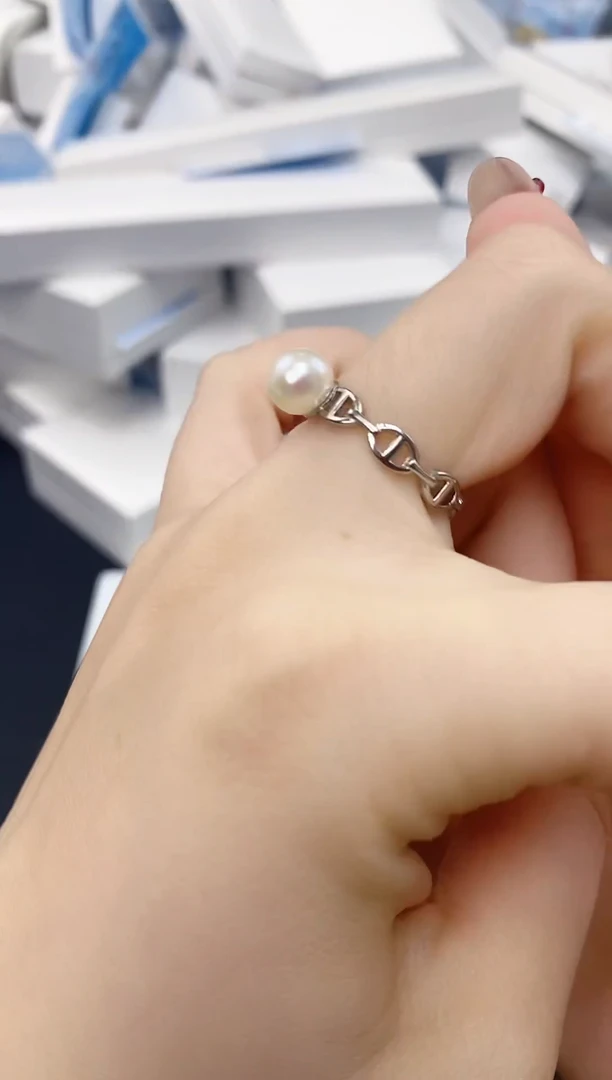 未镶嵌耳饰淡水珍珠JZ1007