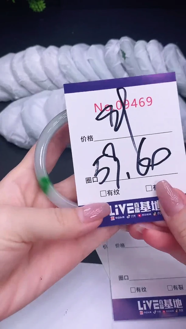 未镶嵌手镯翡翠9469