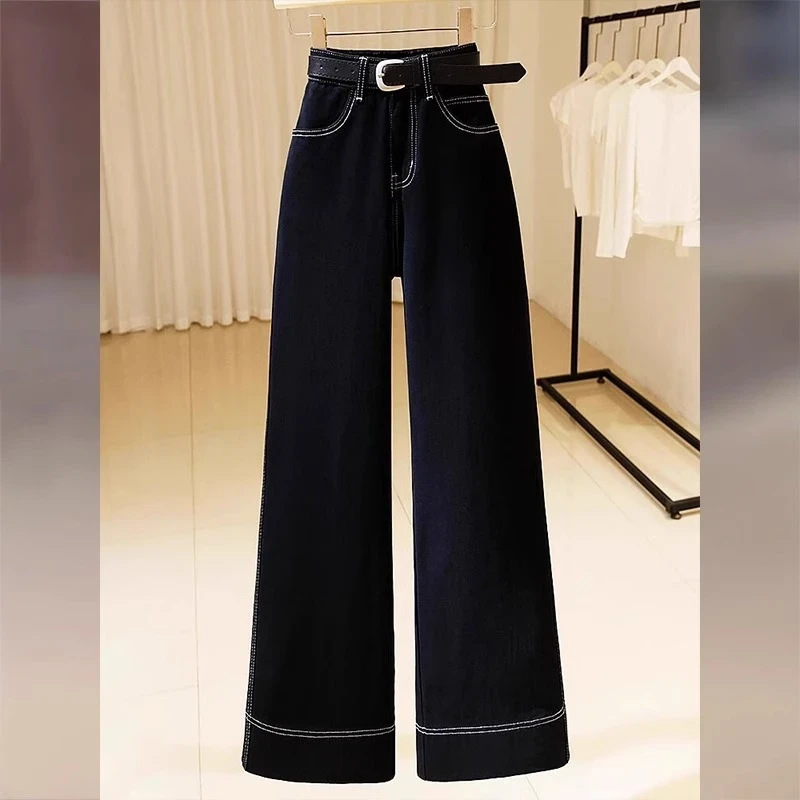 慵懒风秋冬套装新款保暖棉服外套女装牛仔裤轻熟时尚小众两件套