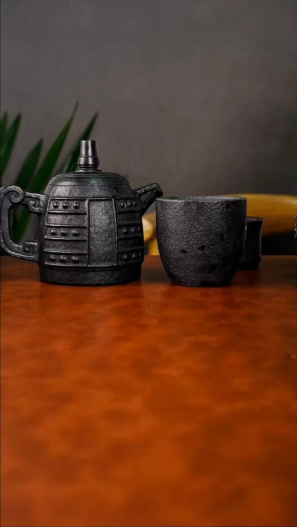 额*仁冰碛岩石头茶壶