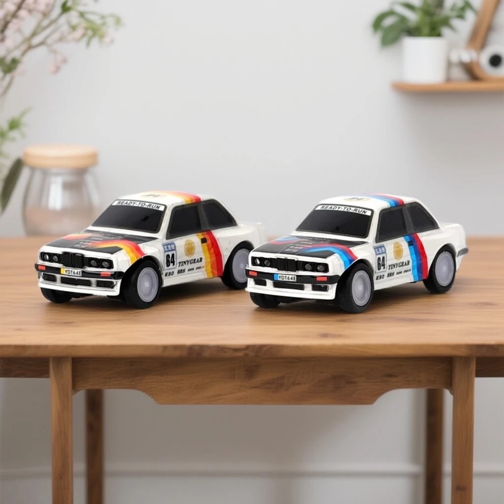 HSP TinyGear 1/64全比例迷你RC遥控车桌面仿真后驱平跑车竞速车