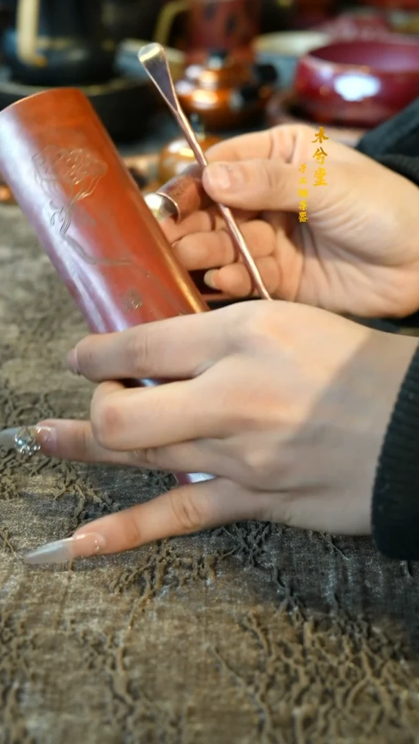 【闪购商品】融银茶则三件套铜