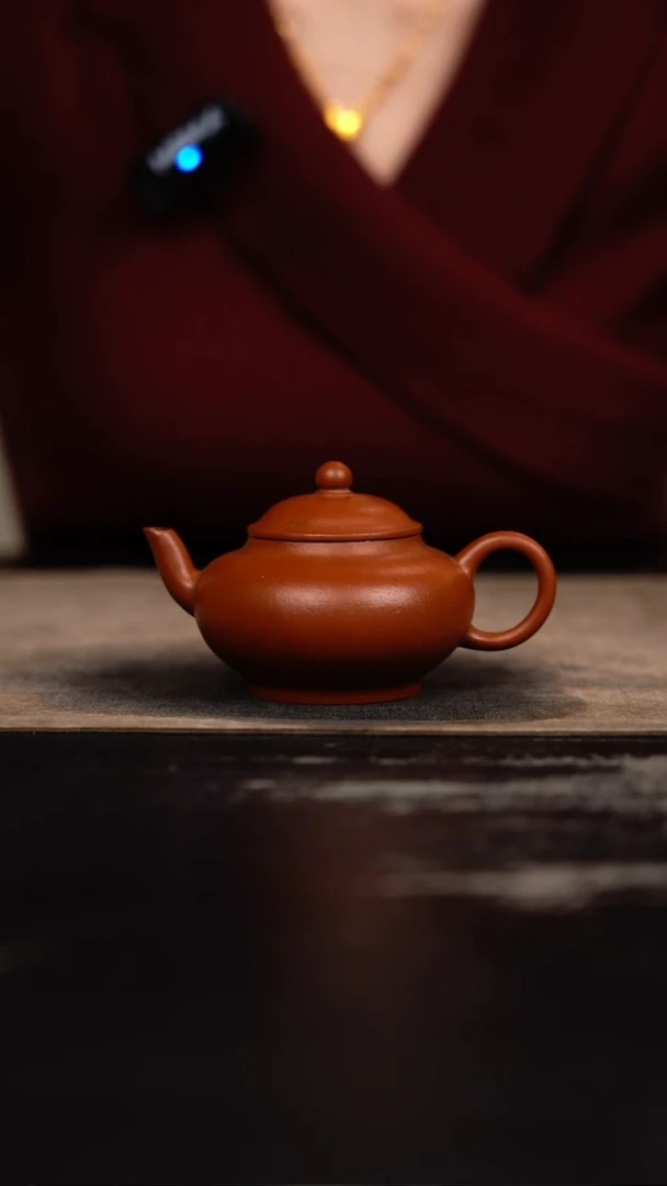茶壶紫砂老朱泥水平
