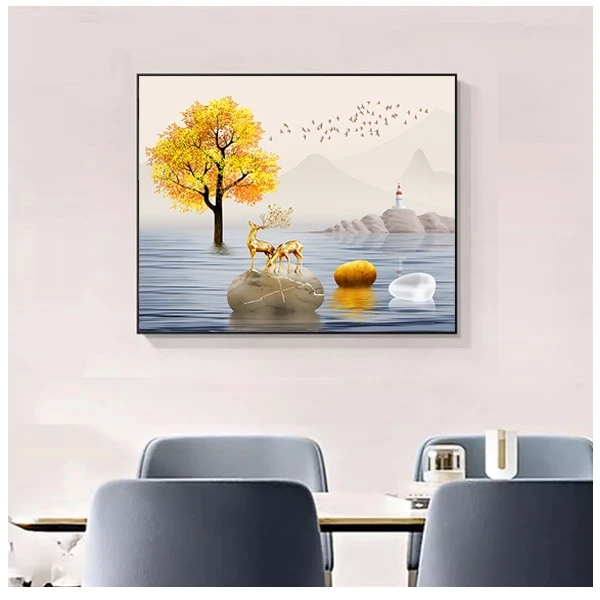 【风景+电表箱】装饰画现代简约配电箱挂画遮挡电闸箱电盒总开关