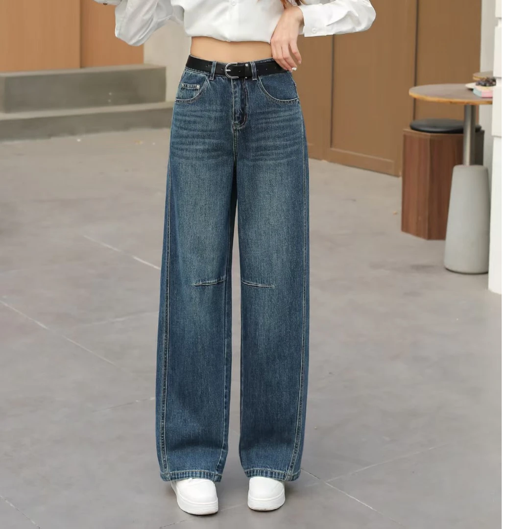 【美大枷】春季新款高腰窄版弯刀裤YB-XS18591