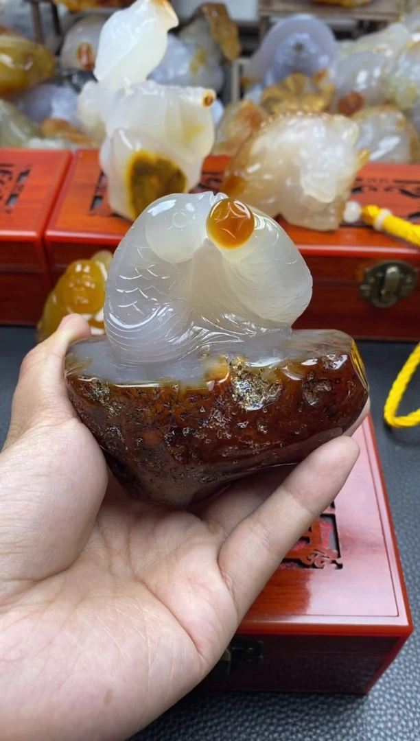 【闪购商品】玛瑙/玉髓摆件未镶嵌00