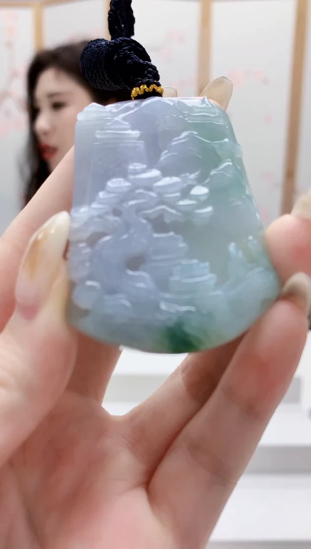 未镶嵌定制翡翠4829jw-毛货挂件196