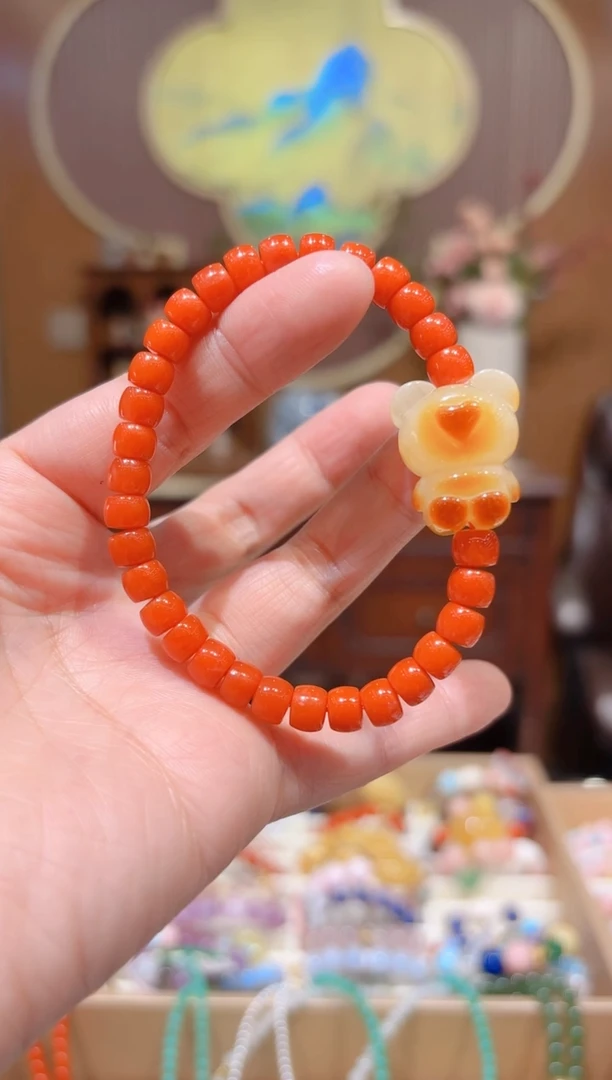 【闪购商品】南红玛瑙手绳未镶嵌设计款珠串