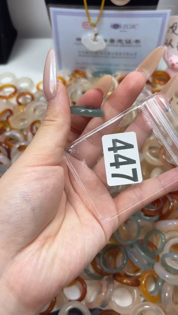 翡翠戒圈未镶嵌16/447