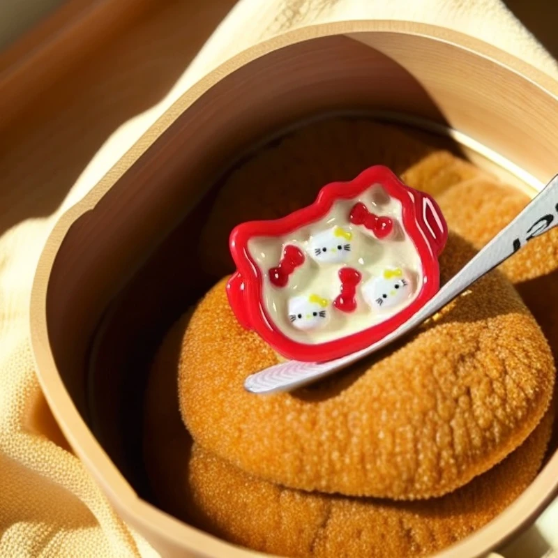 【哈喽KT豆花布丁碗-JuJu定制3店】定制食玩树脂DIY创意juju定制