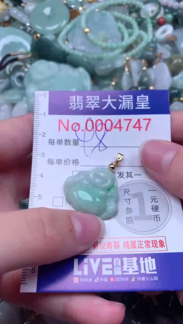 翡翠未镶嵌吊坠(不含链)4747