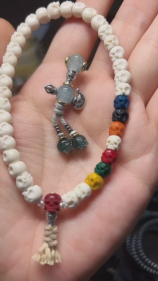 鹿骨手串/手链四*半鄂骷髅 手持套装