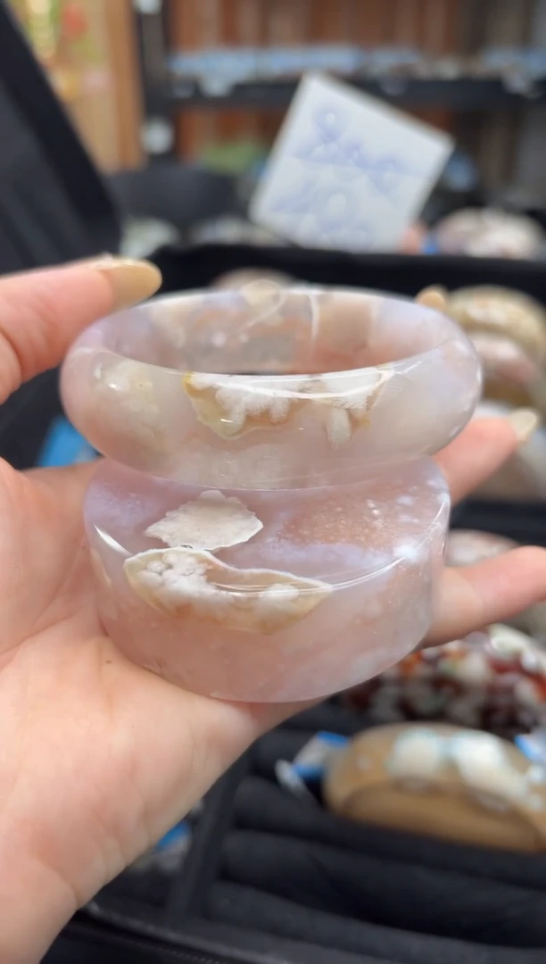 未镶嵌手镯石英质玉C255(60圈赠送镯心)