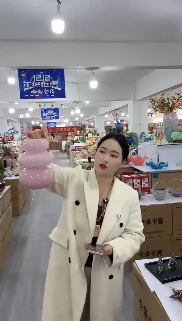 【闪购商品】琉璃静姐花器G-花瓶品23