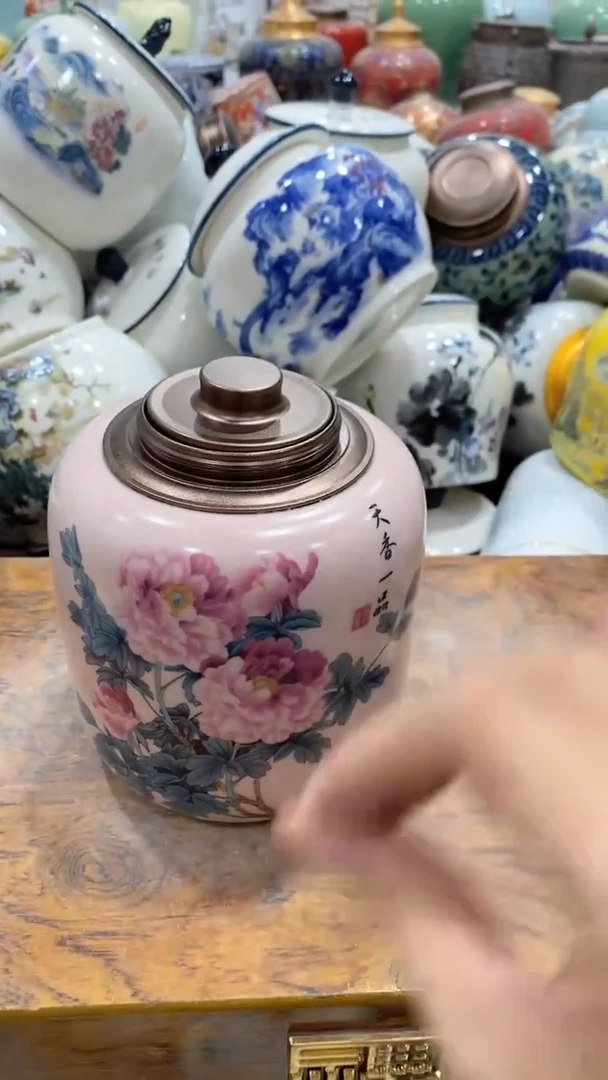 摆件茶叶罐密封罐储存罐