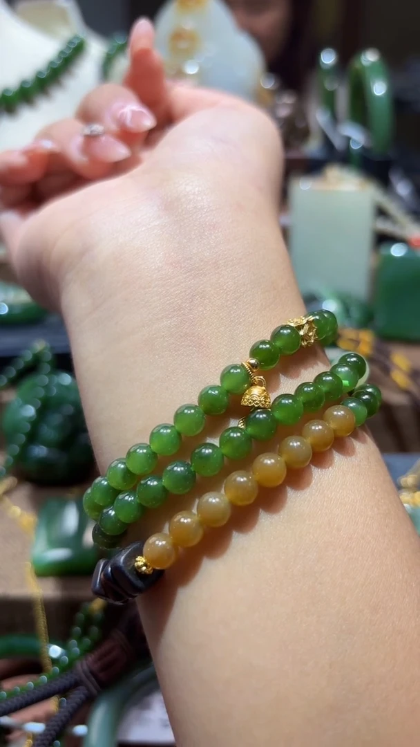 未镶嵌手串和田玉（碧玉）1