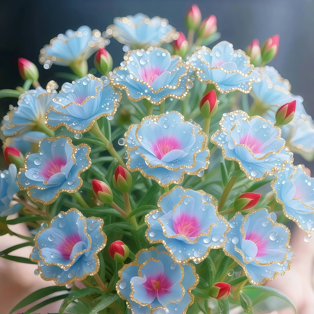 星耀蓝太阳花多年生枝条重瓣宿根可养成多年老桩好养花卉阳台庭院