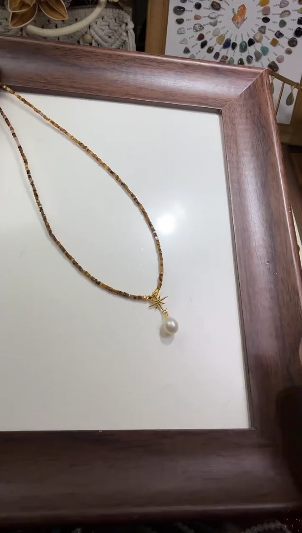 水晶摆件未镶嵌项链