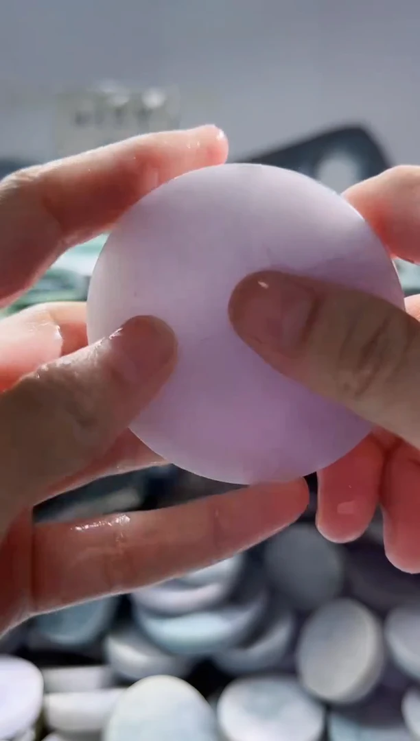 翡翠裸石缅甸翡翠A货柠3186