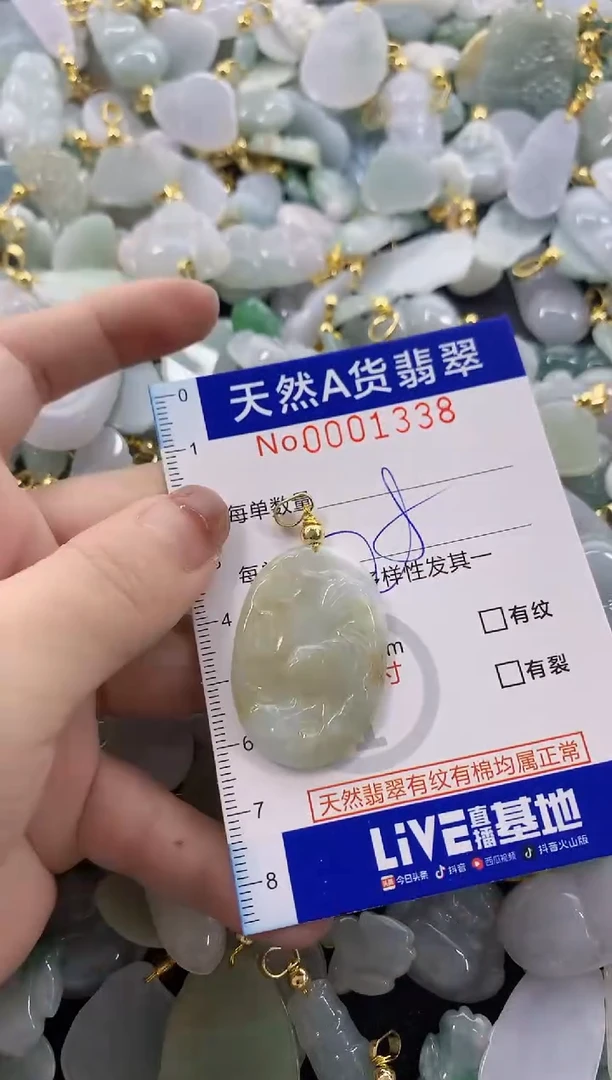 颈饰未镶嵌翡翠天然A货翡翠