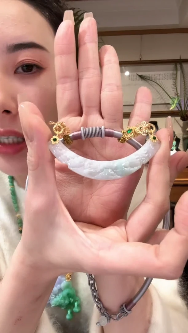 【闪购商品】翡翠颈饰未镶嵌国风