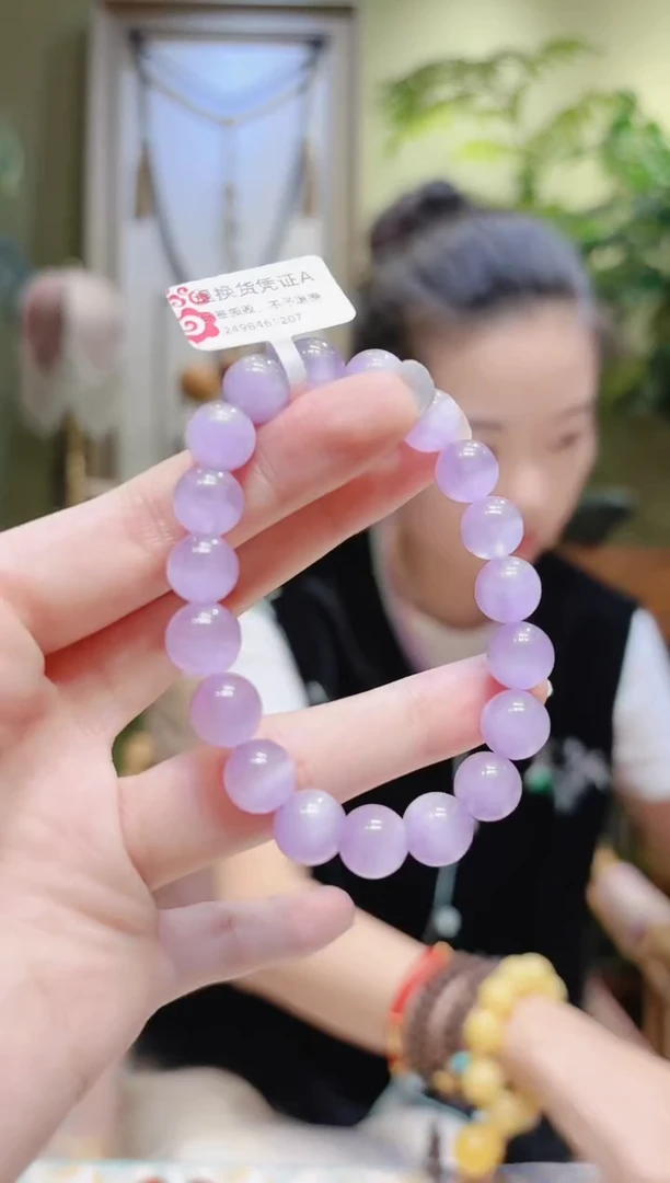【闪购商品】锂辉石手串未镶嵌紫锂辉手串17/10.1