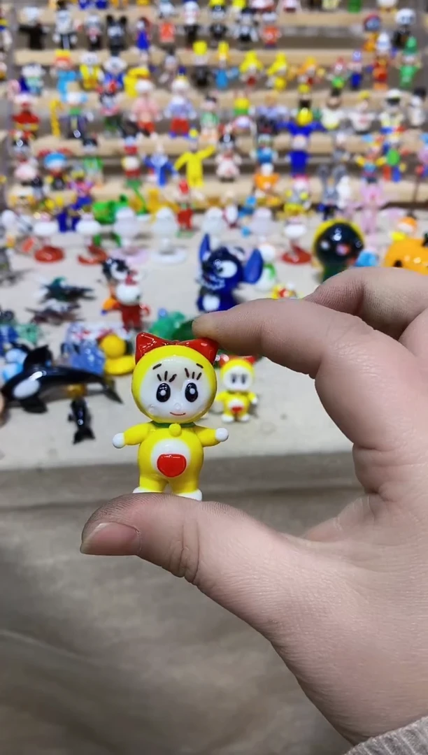 【闪购商品】琉璃手工艺品黄色机器猫