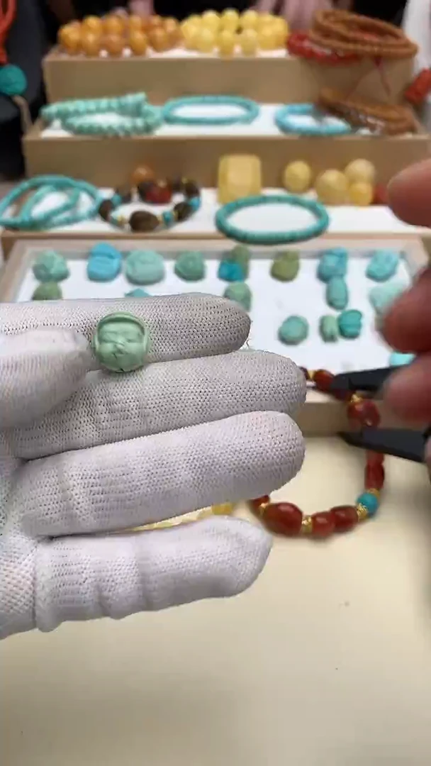 未镶嵌绿松石项链125