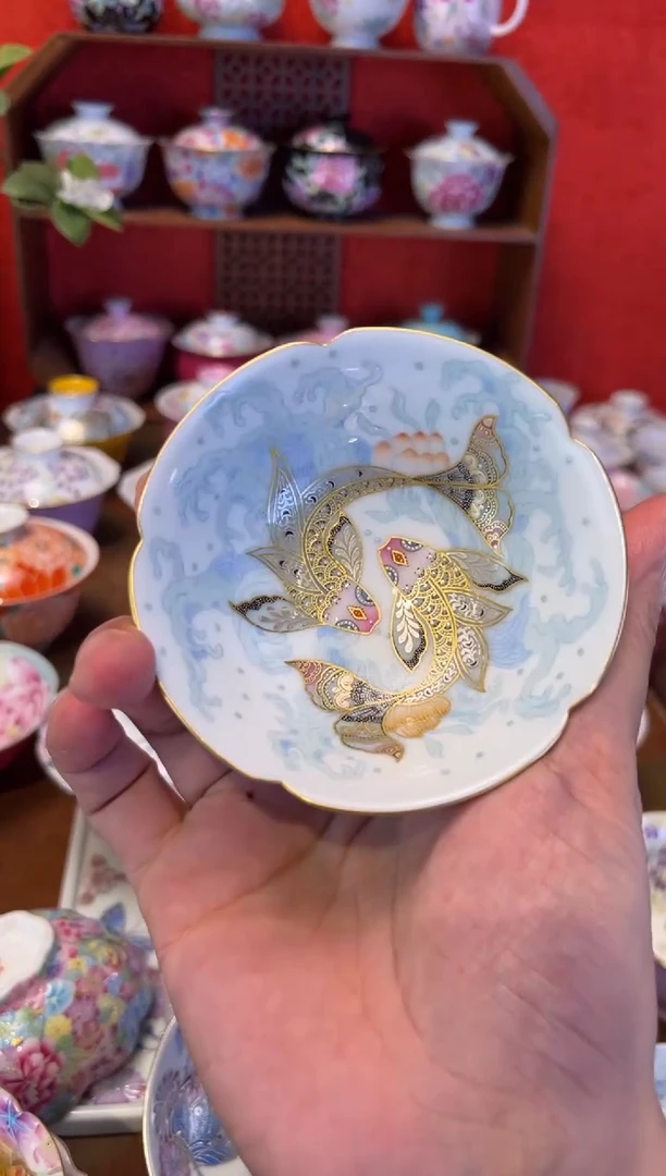 景德镇纯手绘陶瓷茶具