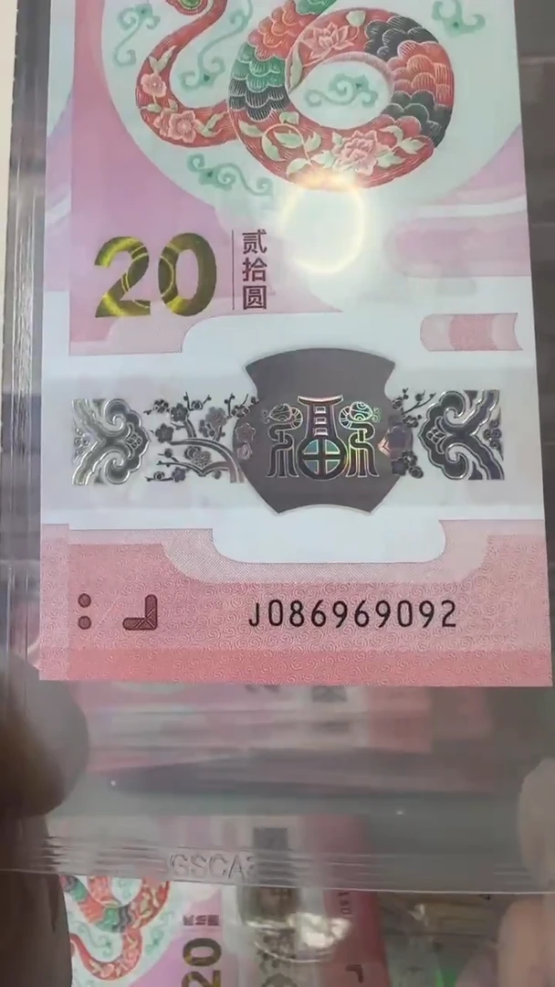 【闪购商品】塑料086969092-蛇钞单张！！