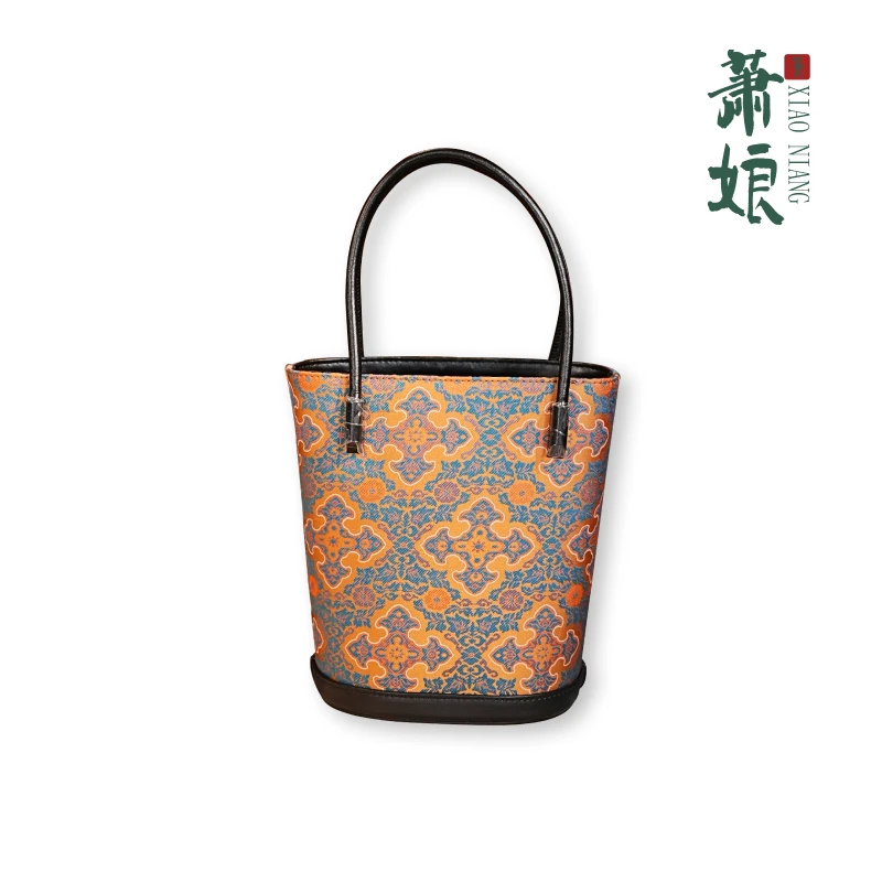 萧娘【手提包】桑蚕丝女士时尚单肩经典百搭休闲轻奢手拎包2201