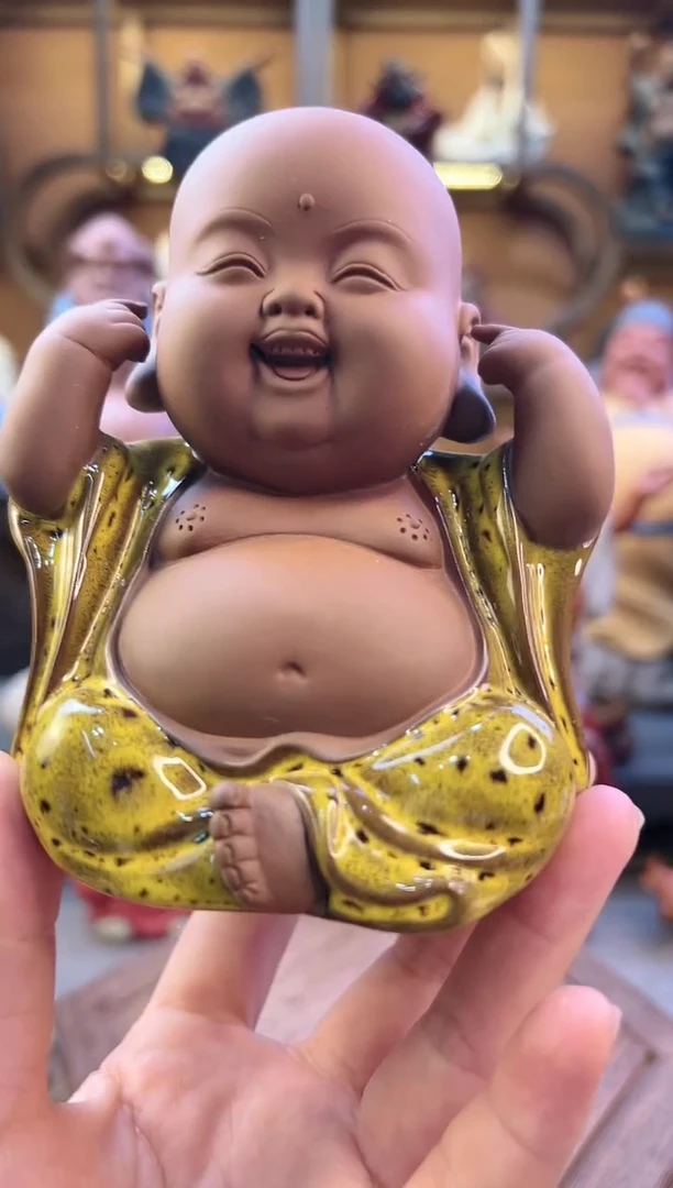 紫砂茶宠器闵茶宠摆件