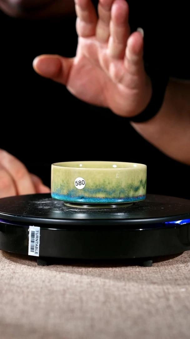 其他瓷580#盼龙窑一级品原矿钧瓷竹节普洱杯