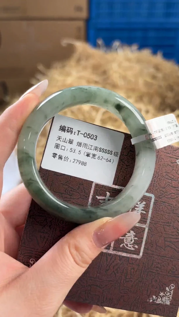 未镶嵌手镯石英质玉T-0503