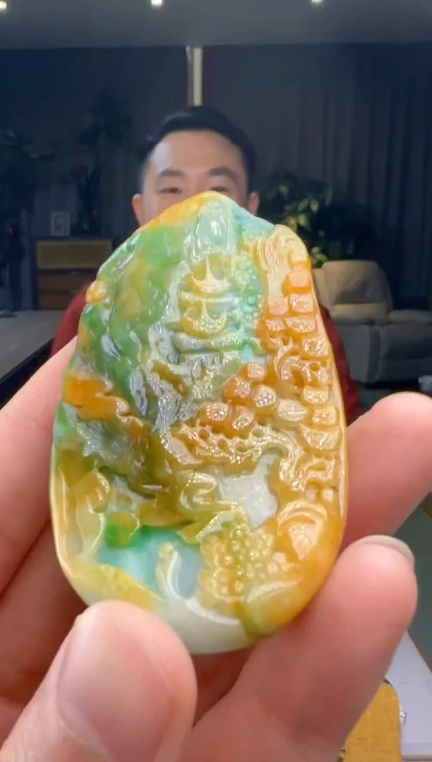 【闪购商品】翡翠吊坠(不含链)未镶嵌DY@@60B7J14031