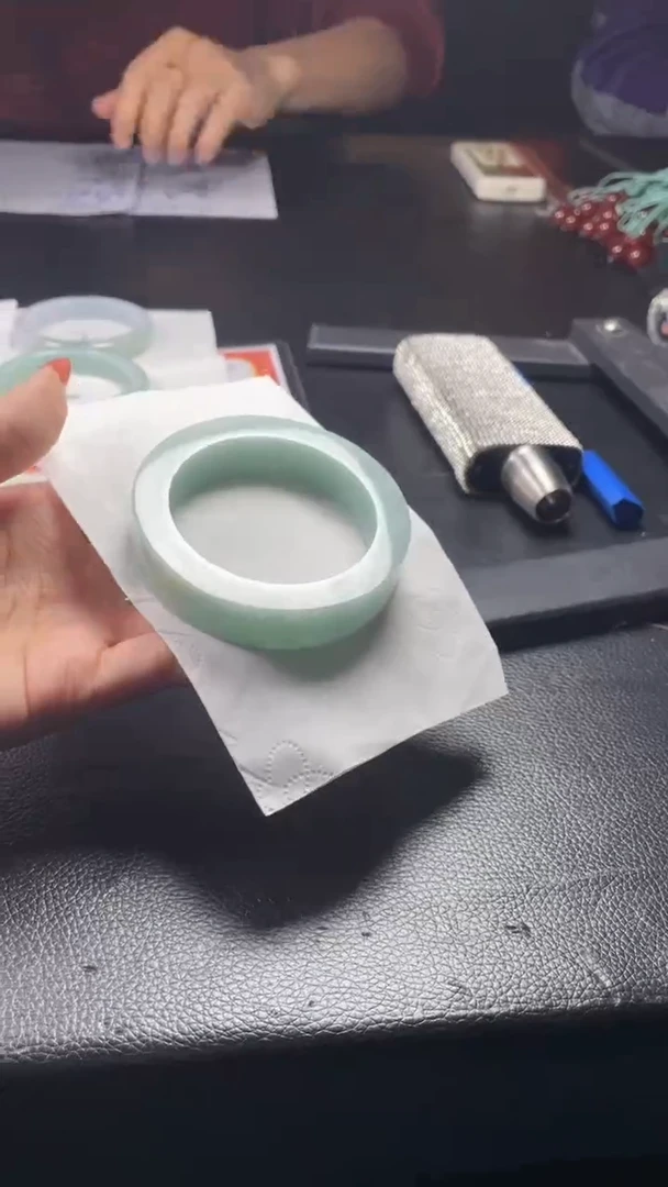 未镶嵌手镯定制翡翠木*花定制手镯AJC1/DZS