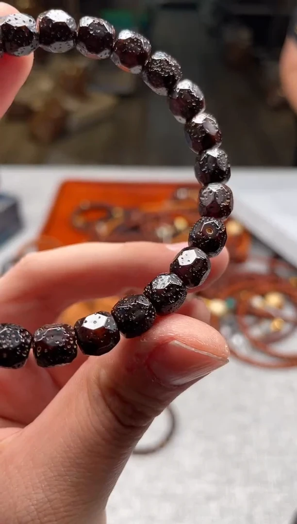 【闪购商品】星月菩提手串闪14星月黑金单圈