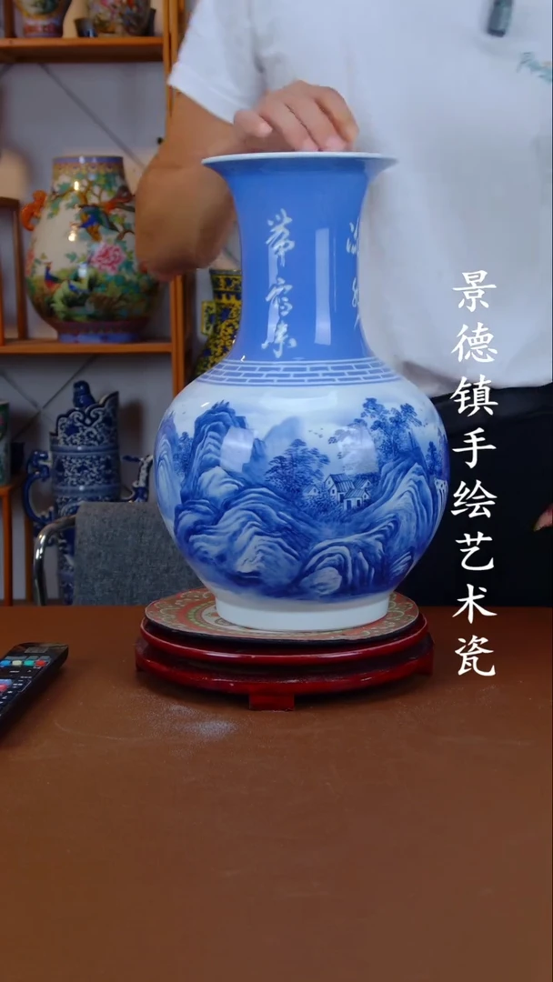 现代景德镇手工手绘陶瓷摆件66